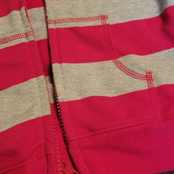 Girls so L 10/12 Pink/Grey zip up hoodie - Picture 5 of 5